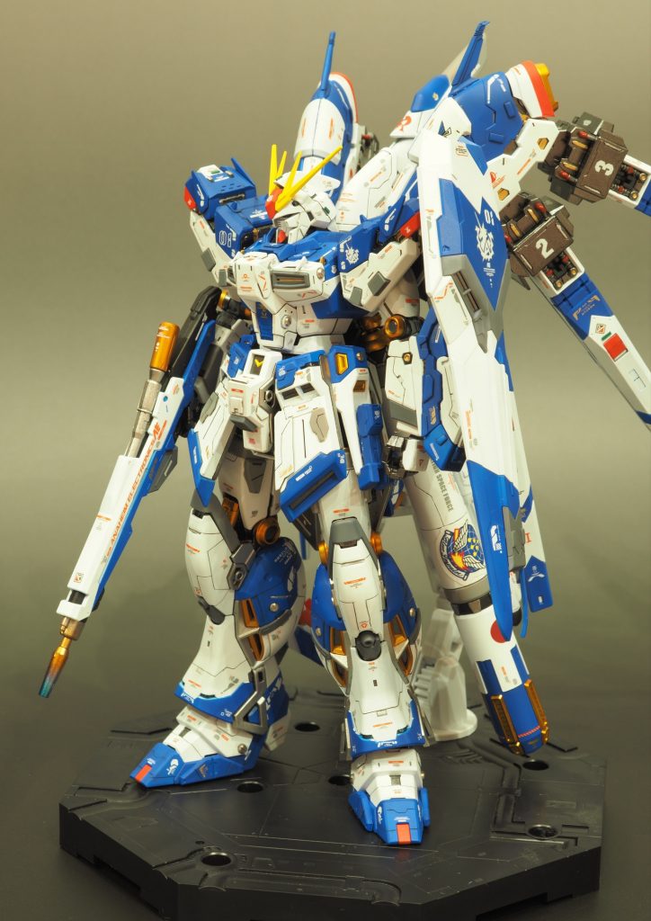 RG Hi-νガンダム ブルーインパルスver–3枚目/制作者:雲雀