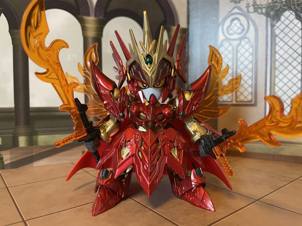 こちらは不死鳥の鎧をイメージして！ちょっと赤すぎるのでクリアオレンジをところどころ入れればよかったと思いつつ…思い出補正で！