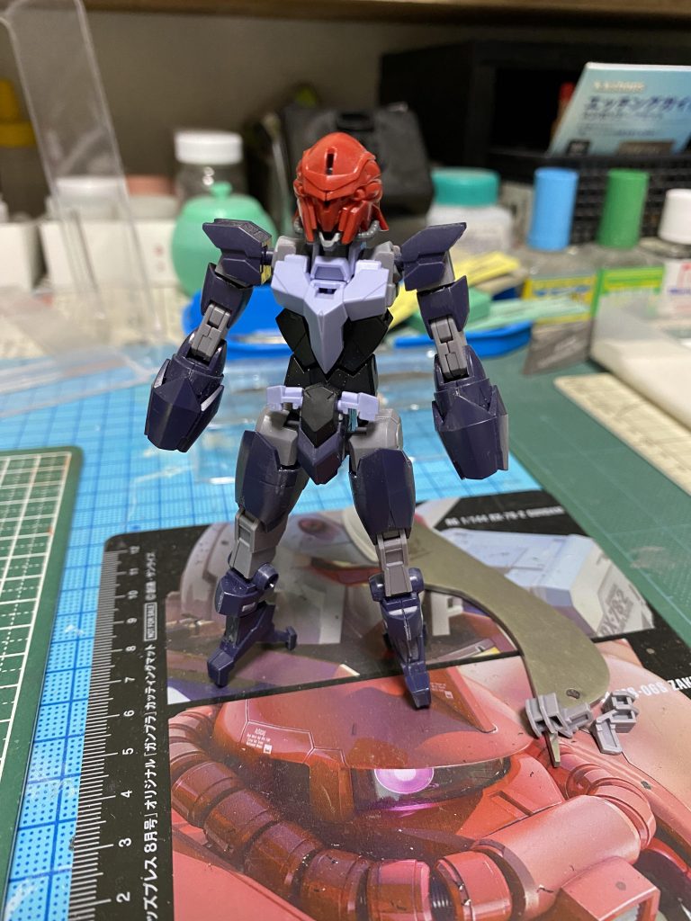 コアシナンジュ製作中!最初の足はアルスアースリのままと考えていました。