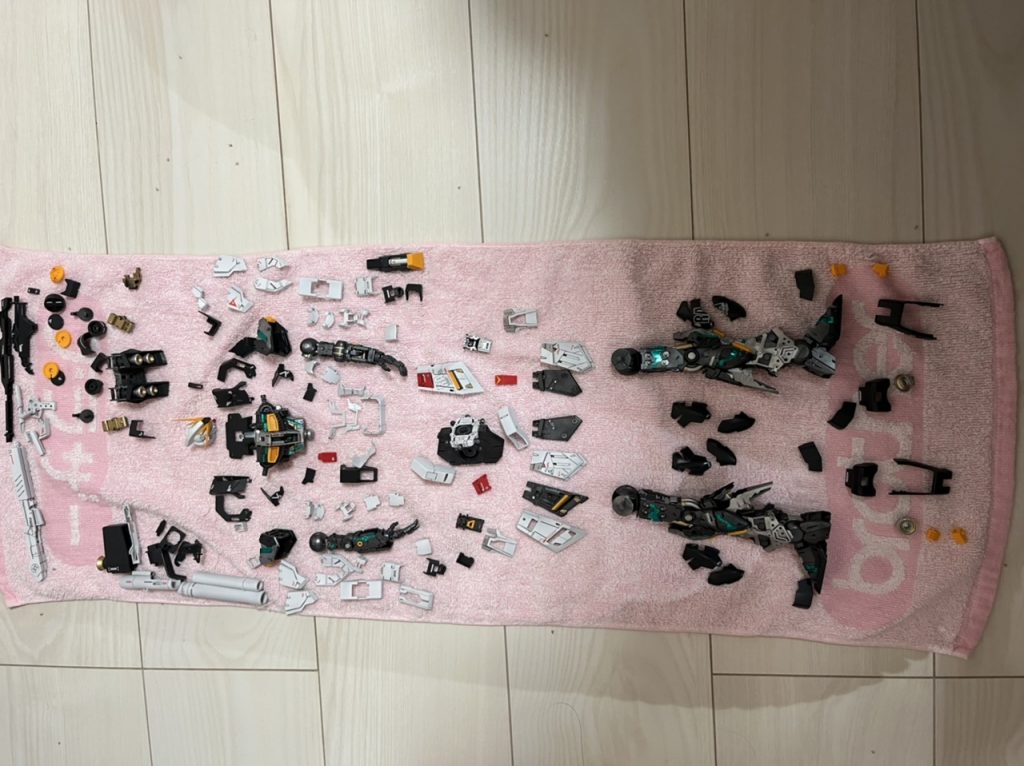 とにかくパーツが多くて大変でしたねぇ