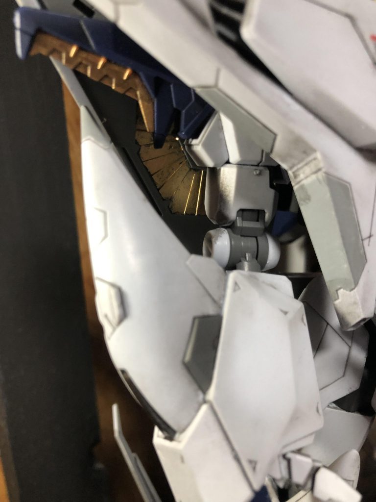 ミノフスキーフライト関連はゴールドで統一しました。