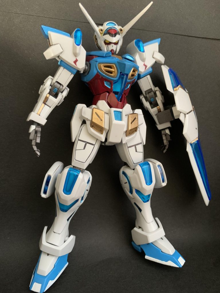 パックなし頭部はTV版も作ったんで2種類あります。カメラアイはTV版は黄色、劇場風は金に黄色で瞳をいれてます。