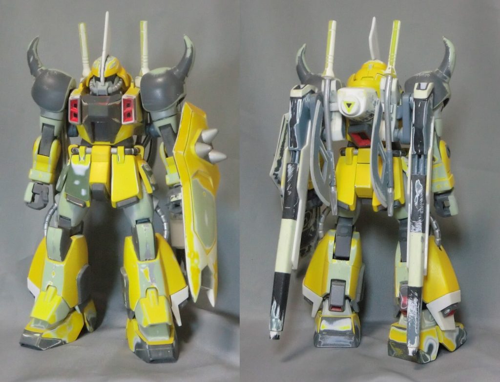 積層プラ板の処理が甘かったり、合わせ目も目立ってたので、綺麗にするのにだいぶ手こずりました