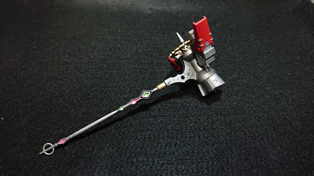 オリ武器は30MMのカスタマイズウェポンズ(ファンタジー武装)のハンマーにMSGのブースターを組み合わせてみました