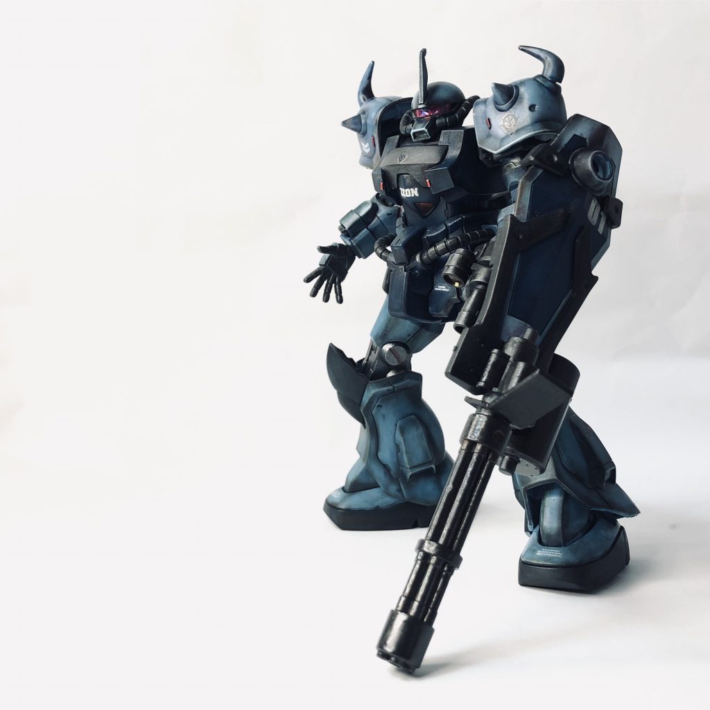 ホワイトでグラデとハイライト