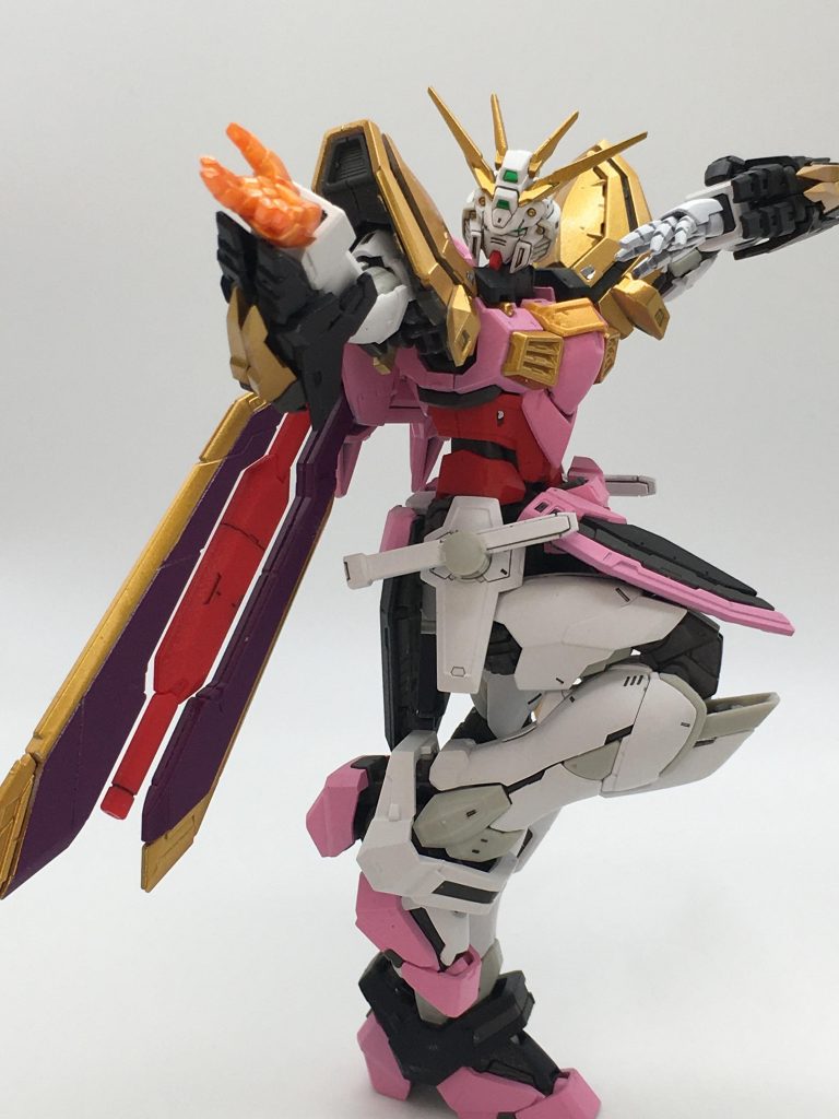 勝利ポーズ制作のもう一つの理由としてこのポーズがやりたかったんですよねw指はゴッドフィンガーから持って来ています