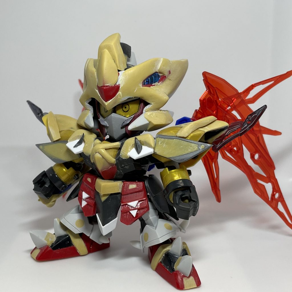 完成直前。肩のみここから変更しています。