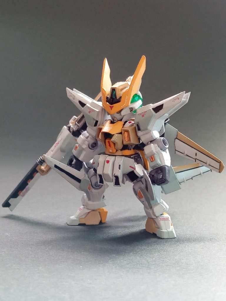 モビルスーツアンサンブル・キュリオス・オーバーフラッグミキシング改造–2枚目/制作者：マッドさん