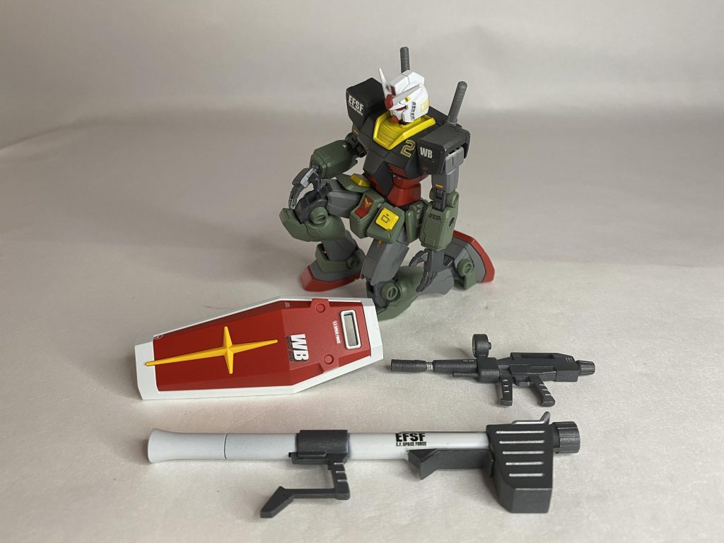 武器はシンプルなモノで