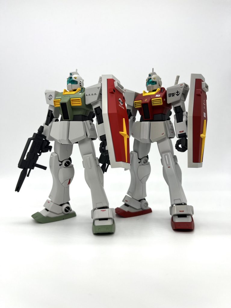 復帰当初に作った連邦カラーと。成長したなぁと笑元が下手くそすぎるんですけど…ご覧いただきありがとうございました😊