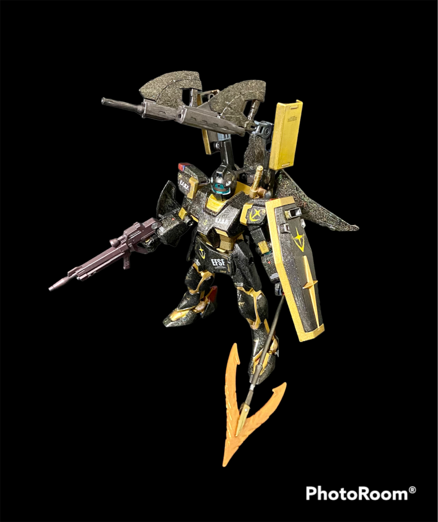 武器はストライクライフル？とグリープの槍です。