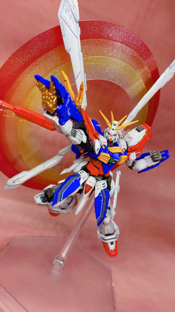 ゴッドフィンガーにはボークスのK.O.Gゴールドを使用しました。…個人的な感想ですがK.O.Gゴールドの粒子がステキです(^ω^)