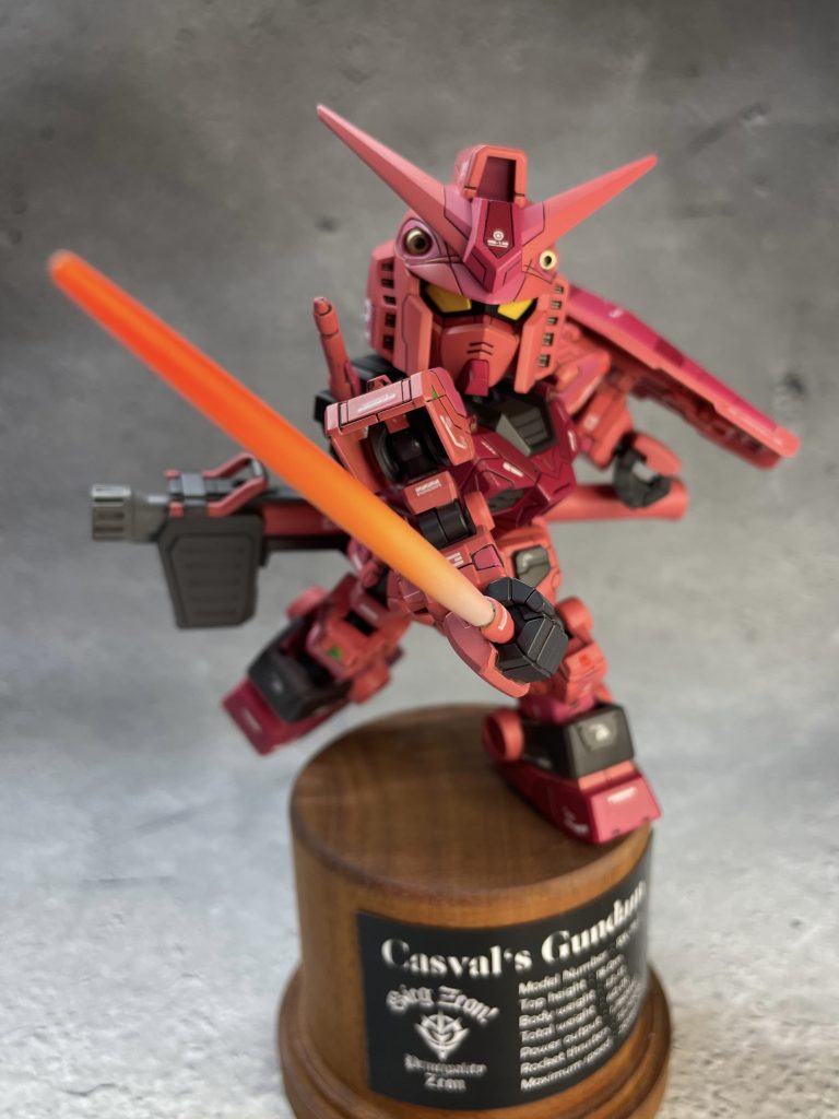 キャスバル専用ガンダム　クロスシルエット–3枚目/制作者：モリラボ