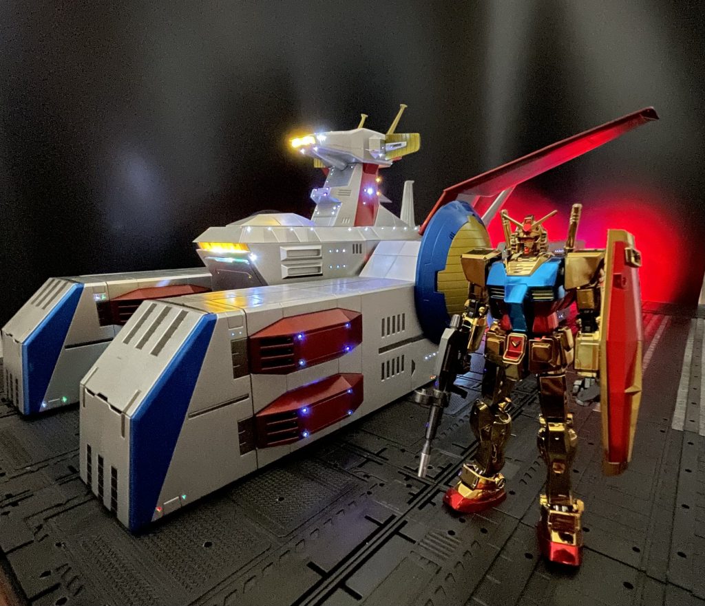 ガンダムベース景品1/144ゴールドコーティングSPVerと！ガンダムはやっぱりトリコが好き。