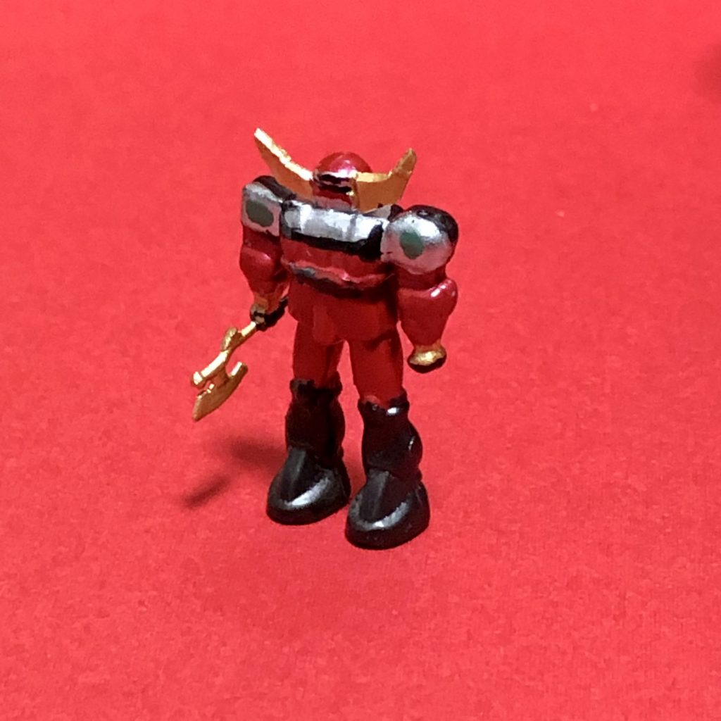 重騎士ブルブラックミニフィギュア情景模型のザクをベースに