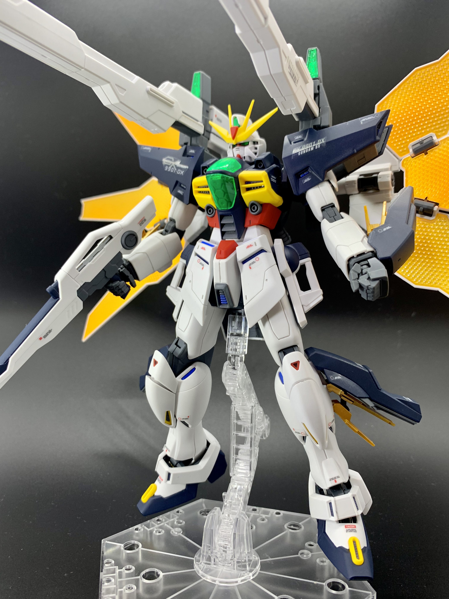 MG ガンダムDX HG ジーファルコンユニット ガンダムダブルエックス 