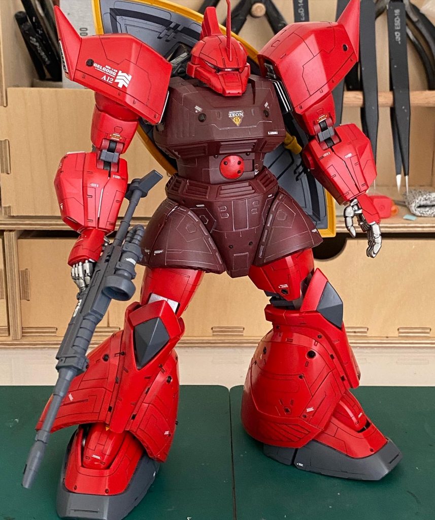 MGシャア専用ゲルググ–3枚目/制作者：k.u