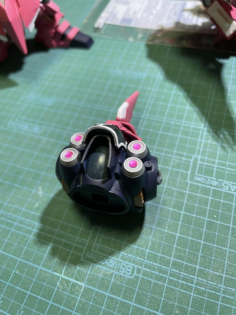 胸部メガ粒子砲に3mmのストーンシール