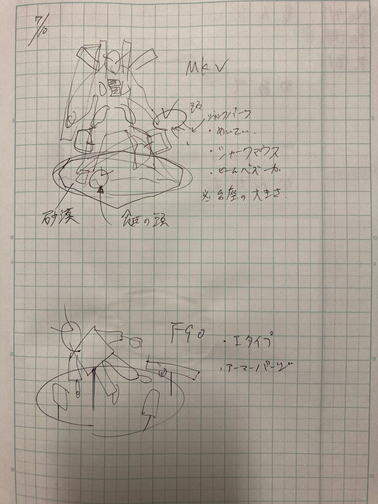 当初はビームバズーカを持たせる予定でしたが、それ以外は設計図通りに作りました。