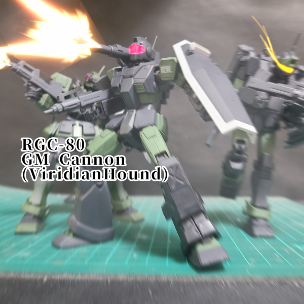 ジムキャノン「ビリジアンハウンド隊仕様」