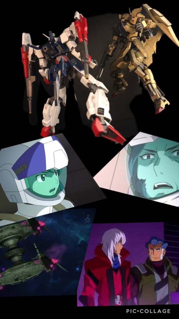 −移動要塞ダウネス−ゼハート「何?デシル兄さんがXラウンダー部隊を率いて勝手に出撃した?」ダズ「ハッ。お止めしたのですが...。」ゼハート「また勝手な事を...。」ダズ「どうされますか?」ゼハート「捨ておけ。好きにやらせればいい。」ダズ「それでは...。」ゼハート「コレは私の指導力不足のせいでもある。兄だからと言って甘く接しすぎた様だ。戻ってきたら然るべき処置をとる。」ダズ「は....。」ゼハート「アセム....もはやこの程度でやられる事は無いだろうな....。」−戦闘中域−ゼシル「ククク...!いやがったぜ、アレがフリットの野郎が乗ってる艦だ。奴め、艦の中で高みの見物を決め込むつもりだな。炙り出してやるぜ。よし、俺はあの艦を攻撃する!貴様らはMS部隊の相手をしろ!」レッシー「私達マジシャンズ8に命令するんじゃないわよ。でもいいわ。Xラウンダーの実力、アイツらに見せてやろう!」レオ「フッ、そうだね、美しくね。」アセム「やらせるか!皆んなは俺が守るんだ!」レオ「なんだコイツ。突っ込んできて美しくないなあ。」アセム「何っ!?」レオ「行動が見え見えなんだよ!」ウルフ「おいアセム!焦るんじゃねえぞ。」アセム「でもディーヴァが!」ウルフ「なーに、ディーヴァにはフリットの野郎が乗ってるんだ。アイツに任しときゃイイんだよ。それよりコッチに集中しろ。」アセム「でも動きを読まれて!」ウルフ「言っただろうが。読みを上回る動きをしろって。見てろよ!」レッシー「一般人がXラウンダーに勝てる訳ないわよ!」ウルフ「ところがギッチョン!」レッシー「何!?コイツ!?」