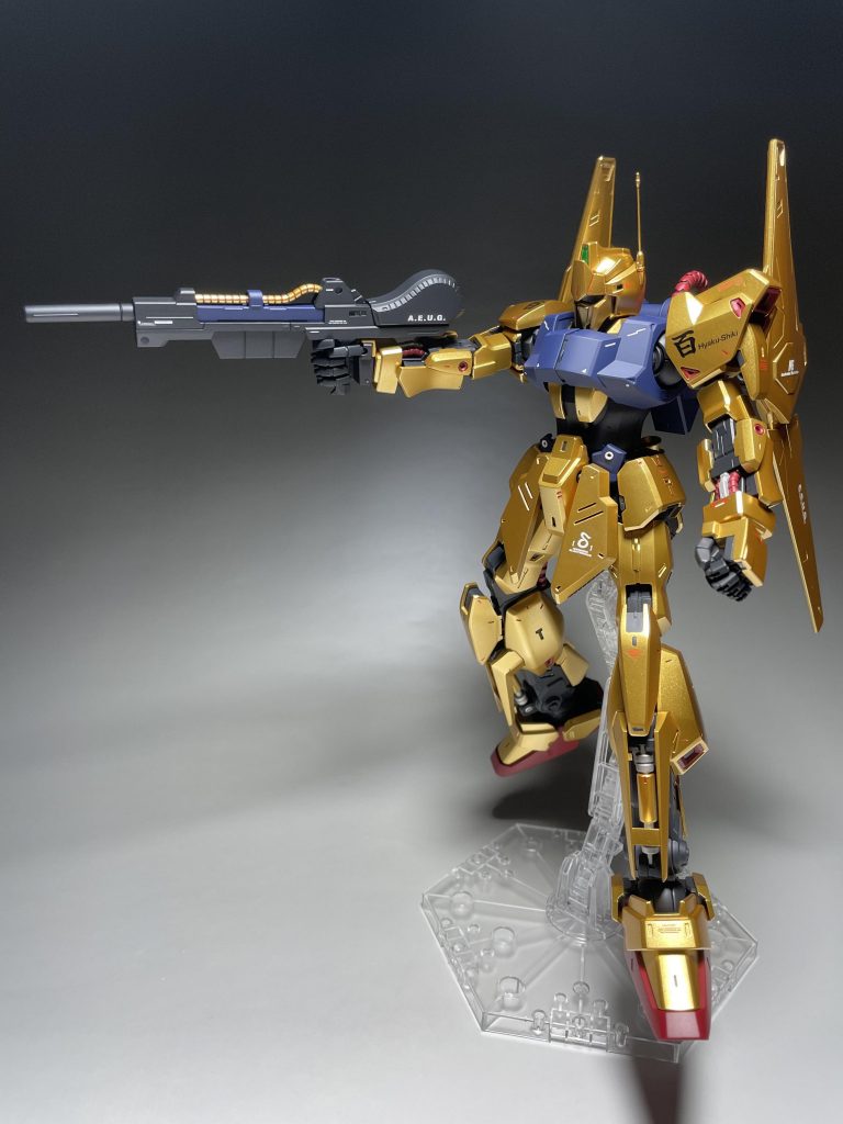 MG 百式 ver.2 メッキ剥–5枚目/制作者：@saraceniaso