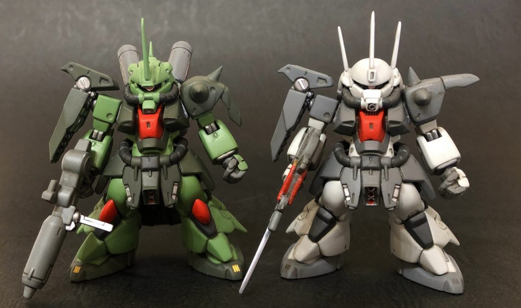 前回制作のザクⅢと