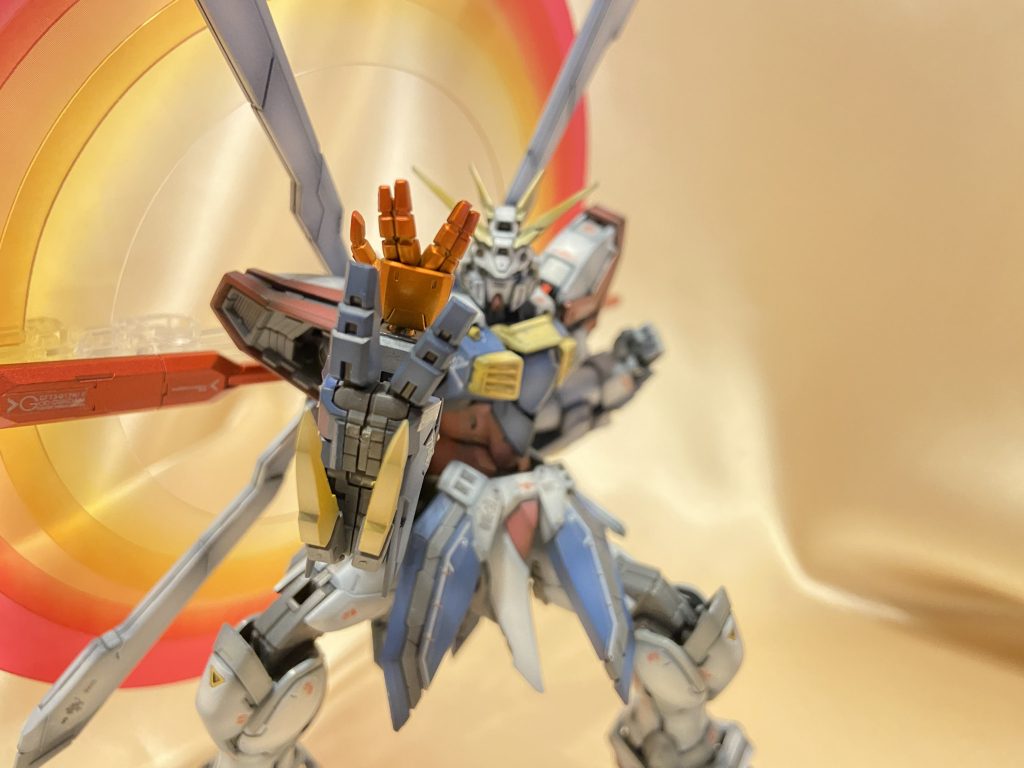 ゴッドフィンガー、クリアオレンジから指先にかけてクリアレッドにグラデしましたがあまり目立たないかな💦