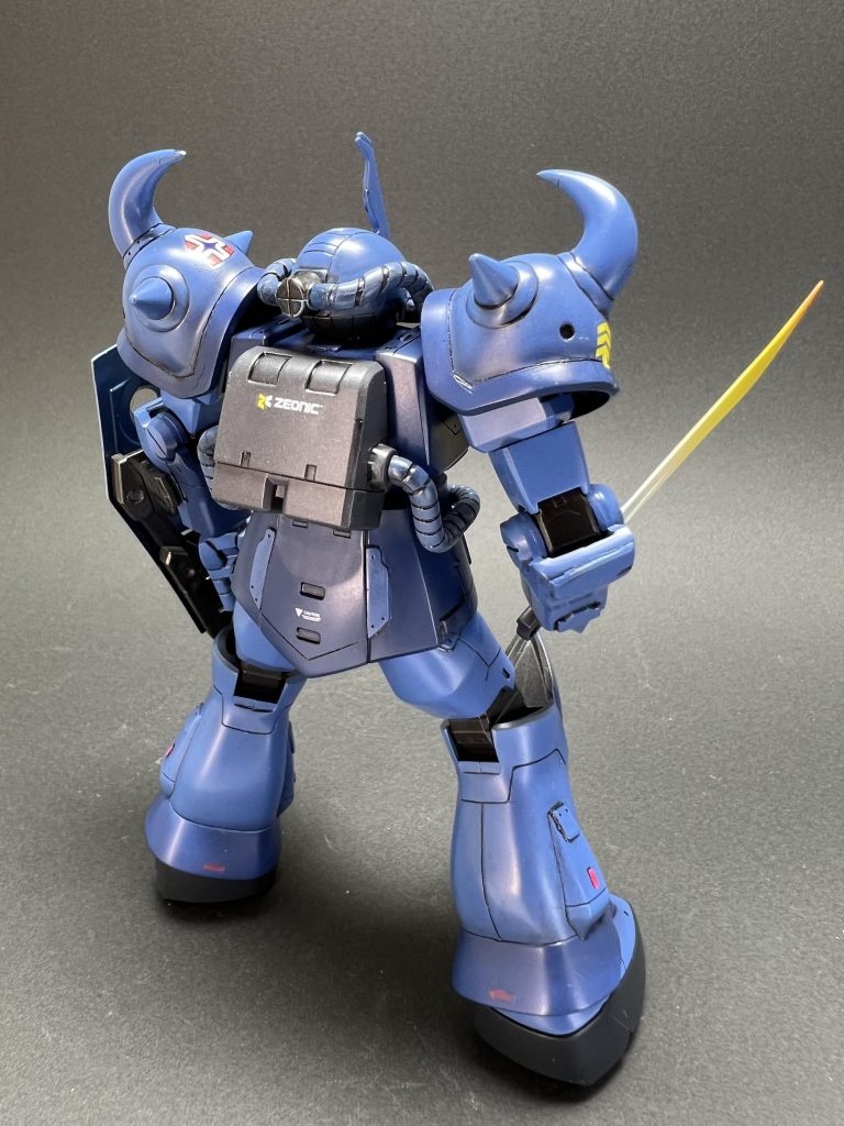 バックショットです。シンプルですがお尻にディティールアップしてみました。