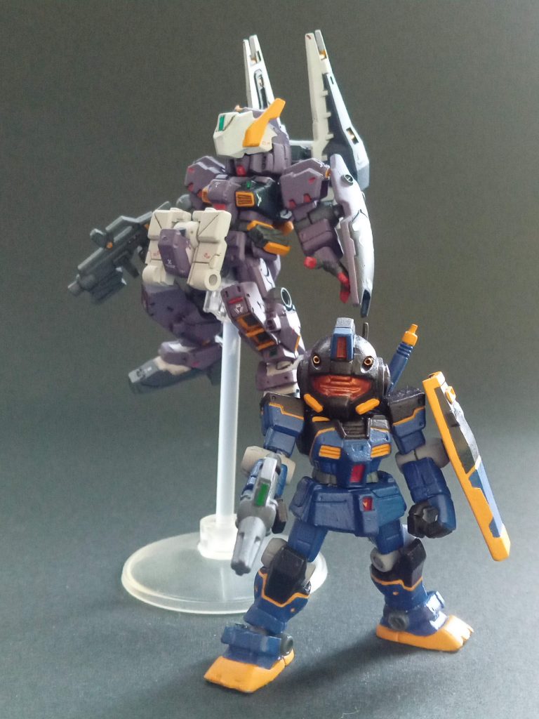 ＡｏＺつながりで、なんちゃってジム改高機動風も投稿してますので宜しければご覧ください！ジム改高機動型風→https://gumpla.jp/other/1051375