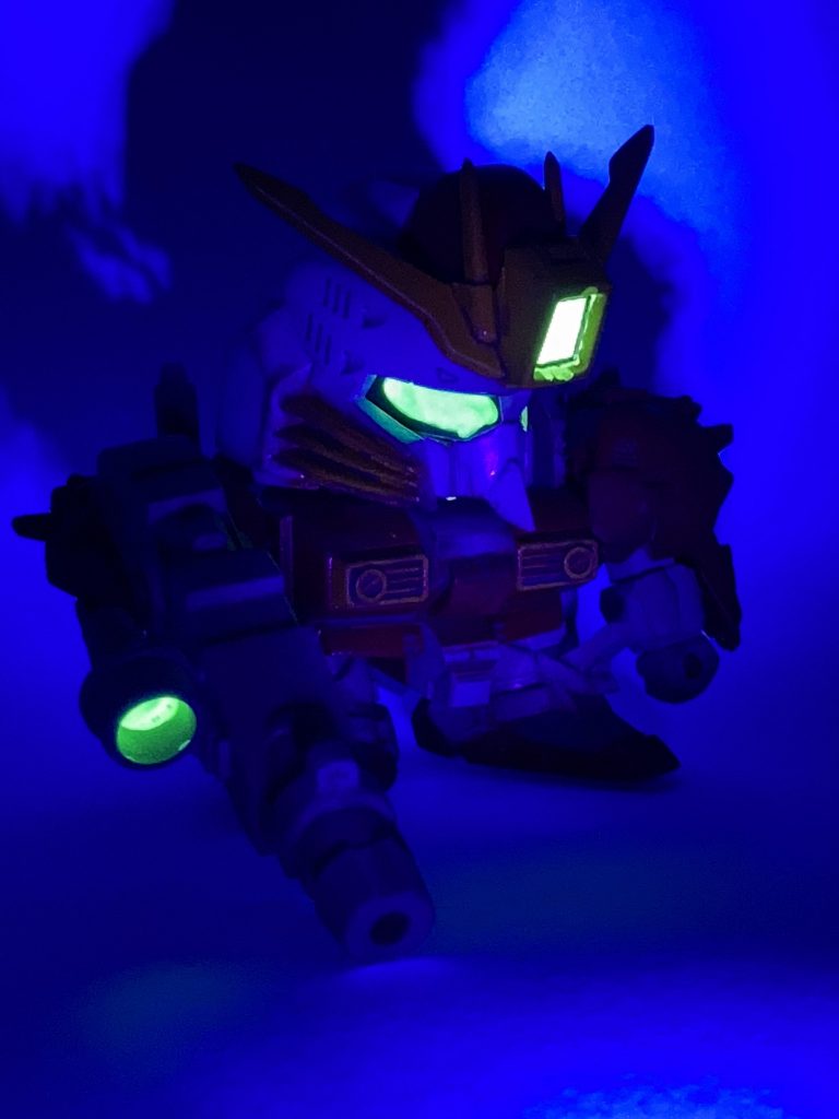 SD Sガンダム(オリジナルカラーリング)–2枚目/制作者：@jiyu_nitsukuruきあい模型