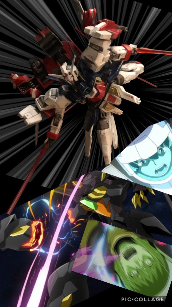 デシル「ぐあああ!!何故だ!?この俺が負けるはずがない…負けるはずがぁぁぁっ!!」アセム「”ぶっ殺した“ぜ。兄貴...!」バーーーーーーンッ!!アセム「俺....やりました...!コレで成仏してください....隊長...。」ウルフ「コラァ!アセムーっ!!」アセム「た、隊長っ!?」ウルフ「勝手に殺すんじゃねえ!!」アセム「え!?いやアニメ本編じゃ..!?」ウルフ「俺は不死身だっつーの!それより早くディーヴァに連れてけよ!痛くて本当に死んじまいそうだぜ。」アセム「隊長...!良かったです...!」−移動要塞ダウネス−ゼハート「ゼシル兄さんが、戦死したか。」ダズ「ハッ....。」ゼハート「兄さんは軍の規律を破りすぎて、我らの調和を著しく乱していた。」ダズ「やはり...援軍を送らなかったのは..!」ゼハート「....言うな。我らは決着を着けねばならない。次の戦いで敵要塞、“ビッグリング”に総攻撃を仕掛ける。それまで体勢を整えておくのだ。」ダズ「ハッ!」ゼハート「アセム...。その時が俺たちの決着の時となるだろう...。」−その後、ヴェイガンによる本格的な進攻が始まったが、連邦の必死の防衛に、両軍共に消耗し、長い膠着状態に入るのであった。そしてまた時代は巡り、次の物語が始まるのであった。-3つの運命が、歴史になる。