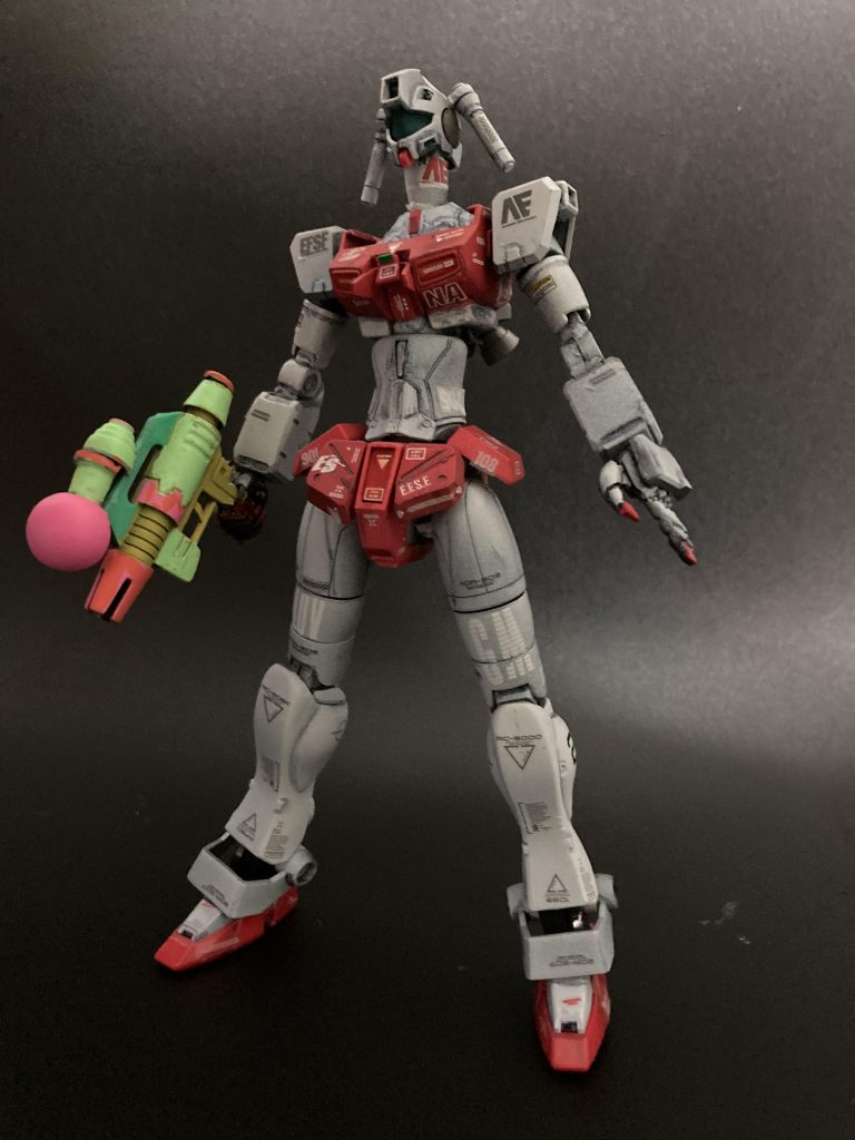 ジャブロービーチで連邦水泳部が開発したアクアジム改良型と専用新作アーマー。