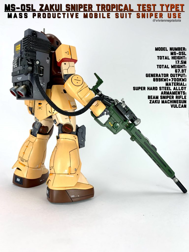 ザクⅠ・スナイパー–3枚目/制作者:ヴィヴィアンピストルズ