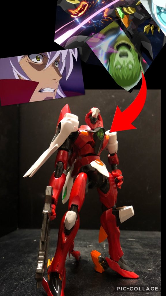 oyz「フッ、私はヴェイガンの為、自分の出来る限り働くだけです。その為ならば、私の魂は悪魔にでも捧げましょう。」ゼハート「そこまでの覚悟とは..!!すまなかった。覚悟が足りなかったのは私の方だった様だ。」oyz「お顔をお上げ下さい、ゼハート様。貴方ならば、この“ギラーガゲリオン”。乗りこなす事が出来るでしょう。」ゼハート「わかった。デシル兄さんの魂、無駄にはせん!」oyz「ちなみにカラーは弍号機準拠です。」ゼハート「火星を象徴する色か。実に良い色だ。」oyz「なので、ゼハート様にはアスカのプラグスーツを着て頂き...。」ゼハート「.....断る。」