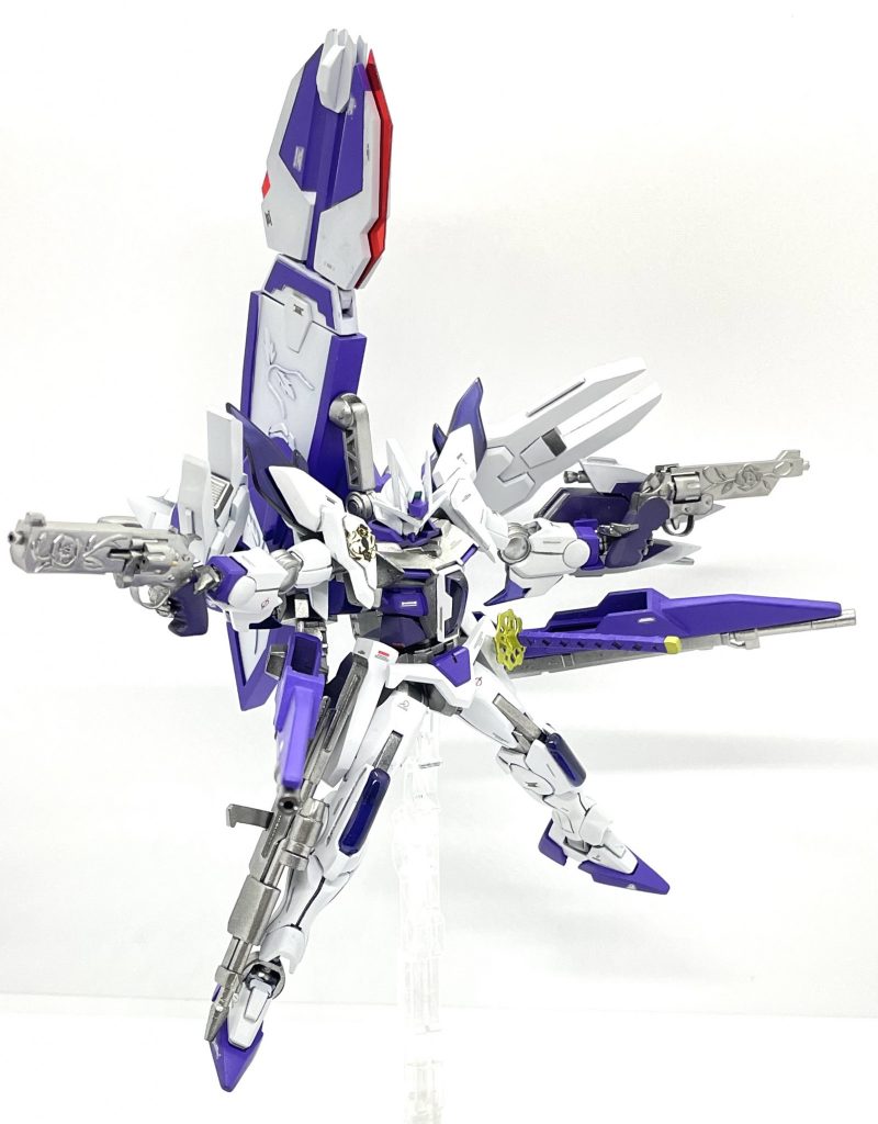 バックパックを前に展開してフルバーストモード