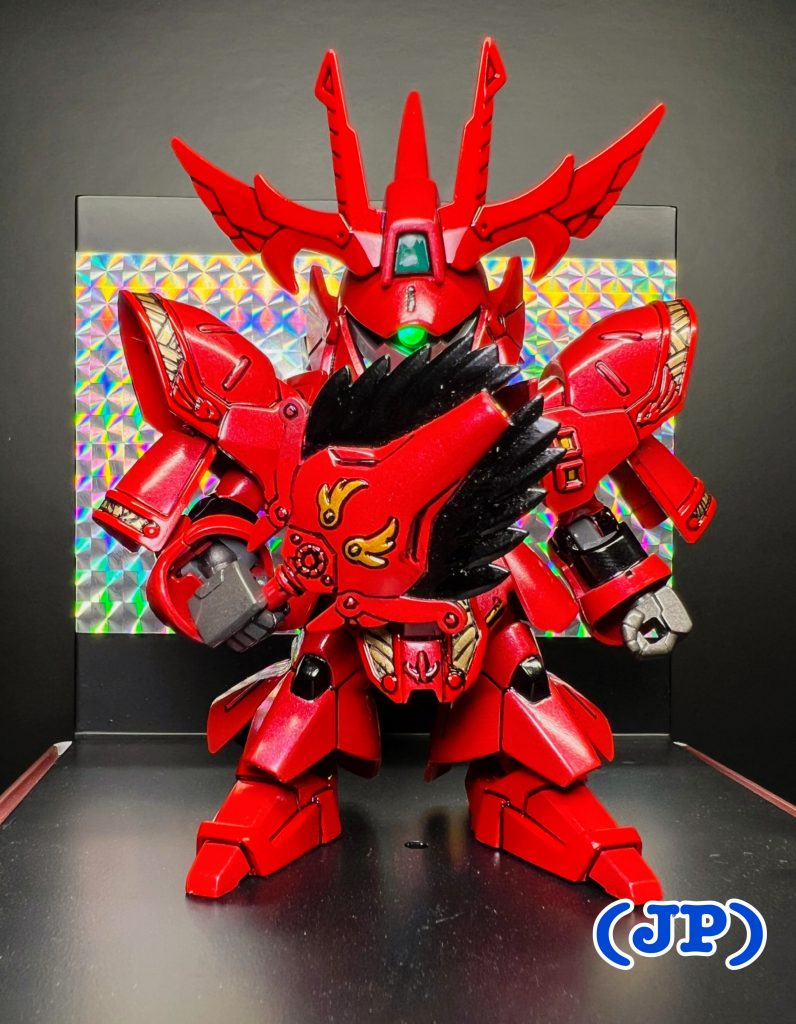 全体をメタリックで塗装してなるべく肉付きも埋めるようにしました 