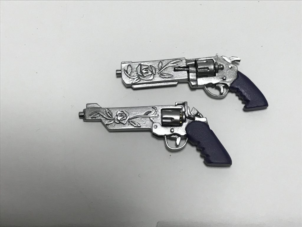 塗装後のリボルバー