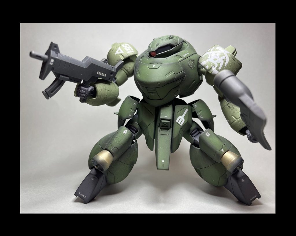 フル装備状態で撮影