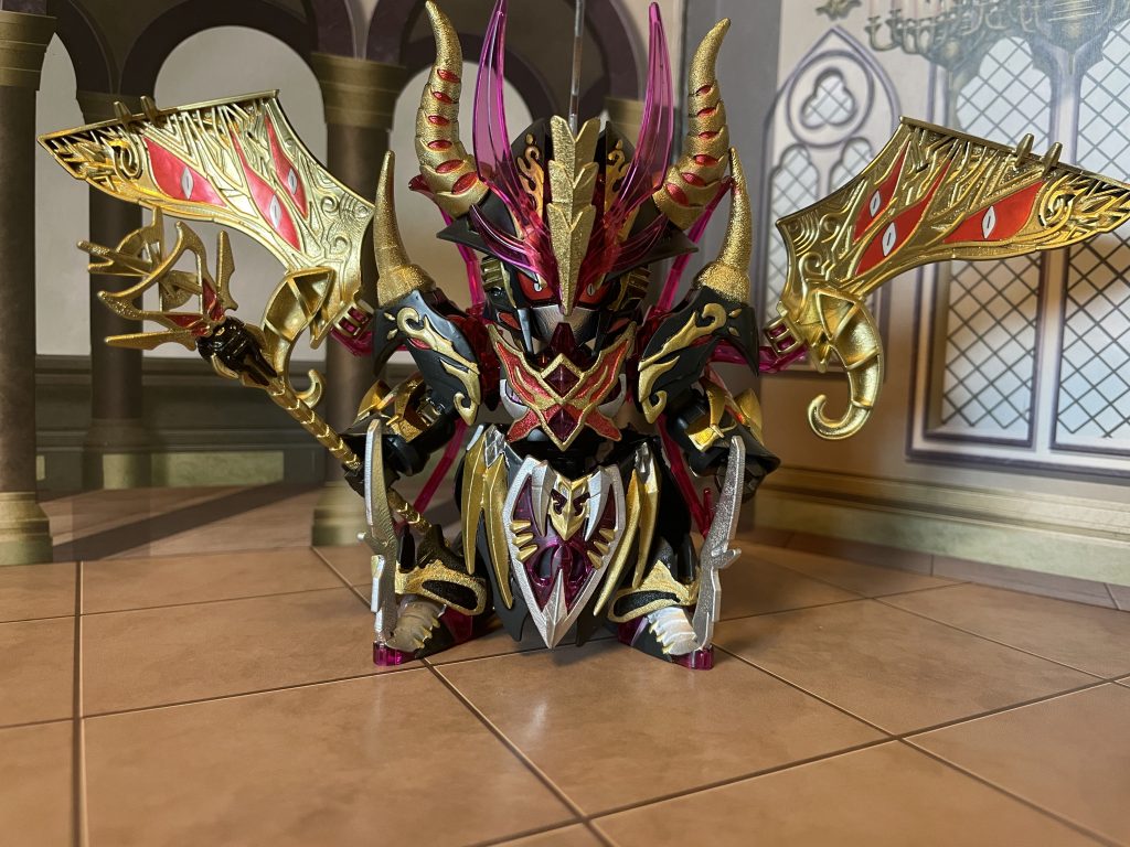 覚醒ブラックドラゴンフォーム？ゴールド吹いたら思いの外かっこいいので内側はそのままシールのみ^_^