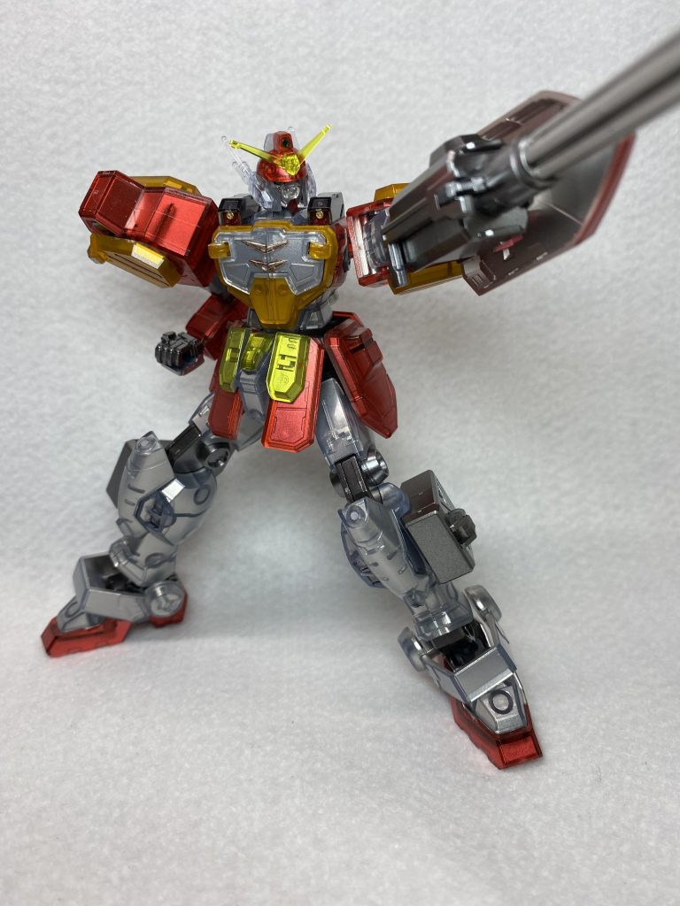 ガトリングガン発射ポーズ