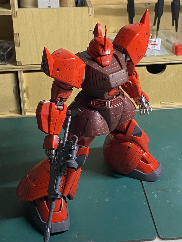 MGシャア専用ゲルググ–4枚目/制作者：k.u