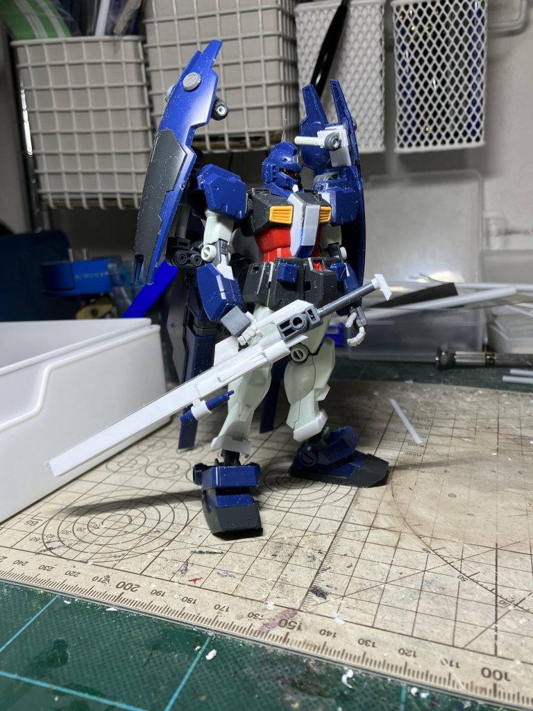 塗装前でパーツの出揃った状態です。最後までご覧頂きありがとうございました。