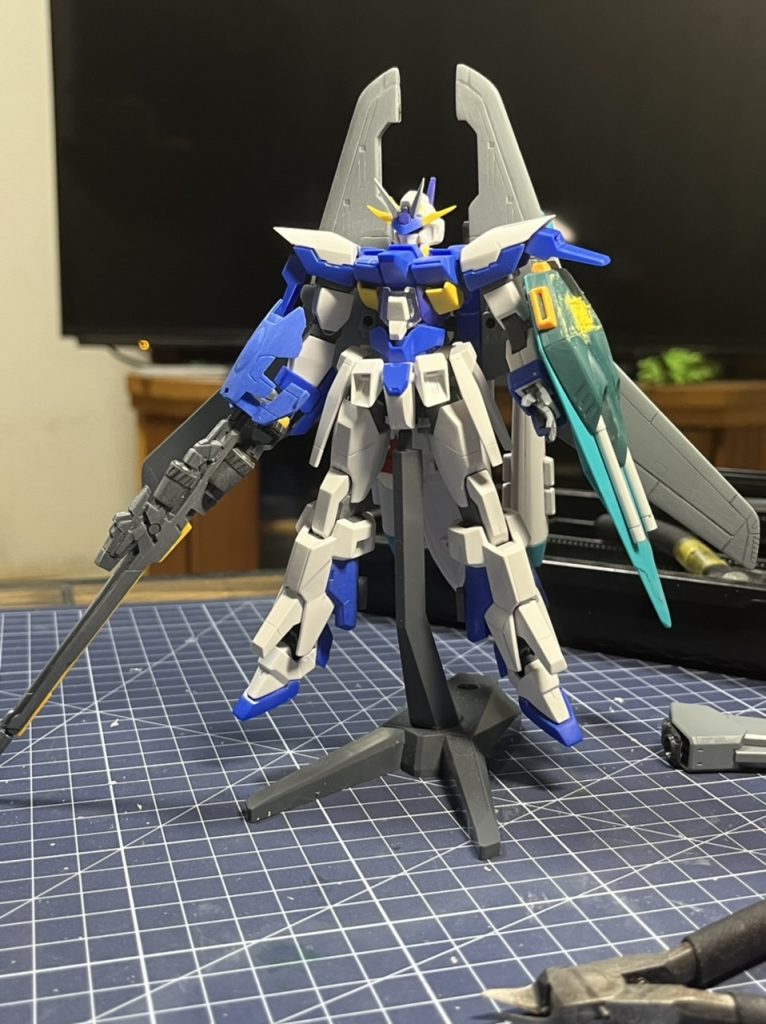製作中の写真その1ミキシングに悩み、試行錯誤中。