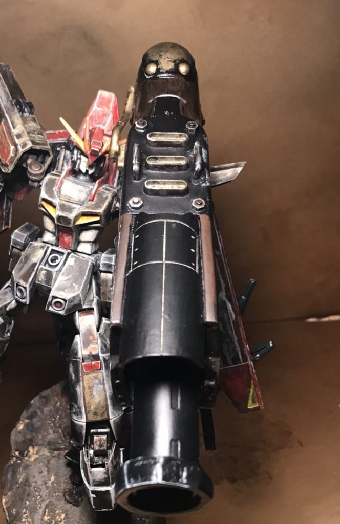 大筒 全滅(おおづつ ぜんめつ)大筒とは戦国時代〜江戸時代にかけての大砲の事。　　空中戦MSなので重量のある武器を持たせバランスが悪くなるようにしています。