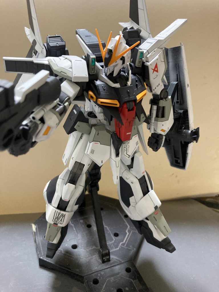 ビームライフル構えて見ました