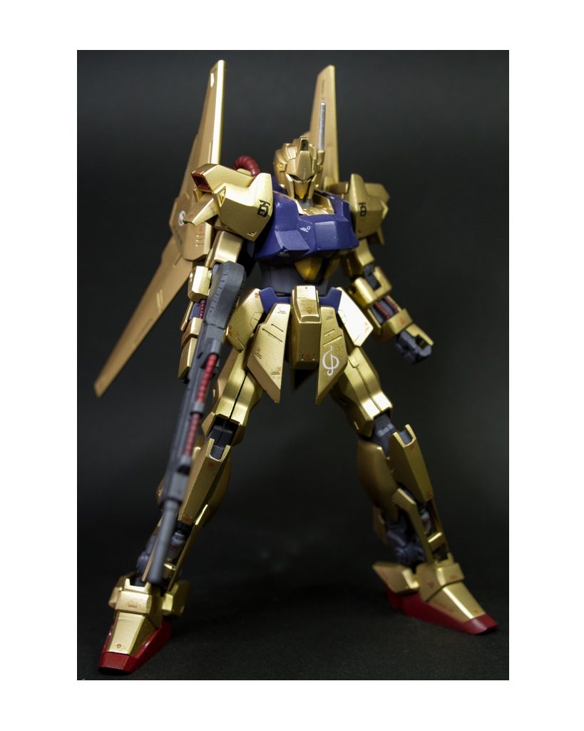 リバイブHG百式(初メタリック塗装)–8枚目/制作者:dai オジサンモデラー