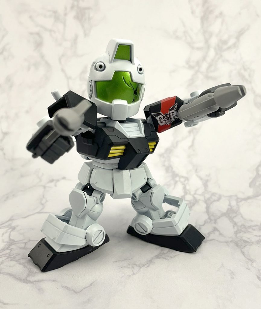 SDCS ギャザーロード隊仕様ジム（隊長機）–4枚目/制作者：九條 司