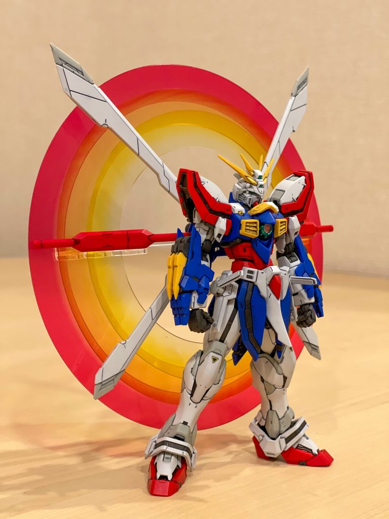 日輪エフェクトはロボット魂よりも鮮やかで立体的。写真で見るより鮮やかだと思います。 