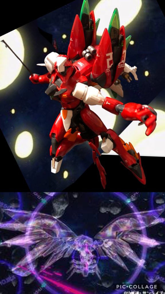 アセム「む!?ヤツが..!」ゼハート「消えた...!?」レイル「あ...!アレはまさか...!?」フラム「ミラージュコロイド...!?」レイル「なんか違うけど、それだ...!」アセム「そうか....。コレがEXA−DBが見つからなかった訳か...!」ゼハート「ヤツは...何処だ...!?何処から来る...!?」アセム「ゼハート!....下からだ!!」ゼハート「わかって...いる!!」バシューン!バシューン!バシューン!アセム「ゼハート!!」ゼハート「わかっていると...、言っている!」フラム「ああ...!また消えた...!」アセム「また消える…これじゃいつまで経っても奴を捉えることが出来ない…。やってみるか!」ゼハート「アセム...!?何を....!?」アセム「アンカーショット!よし!捕らえた!」ゼハート「何も無いところに...!?」アセム「ゼハート、相手はこのワイヤーの先だ!そこに攻撃を集中させろ……!この先にヤツが居る!」ゼハート「ワイヤーだと...!?そうか!うおおおー!!ギラーガランス!!」